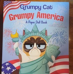 Grumpy Cat "Grumpy America" a paper doll book